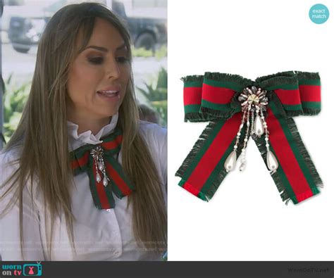 kelly dodd gucci poncho|Kelly’s Gucci brooch and belt on The Real Housewives of.